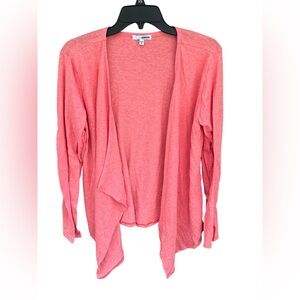 Sonoma Goods for Life Coral Open Front Cardigan Women’s Size XL - NWOT